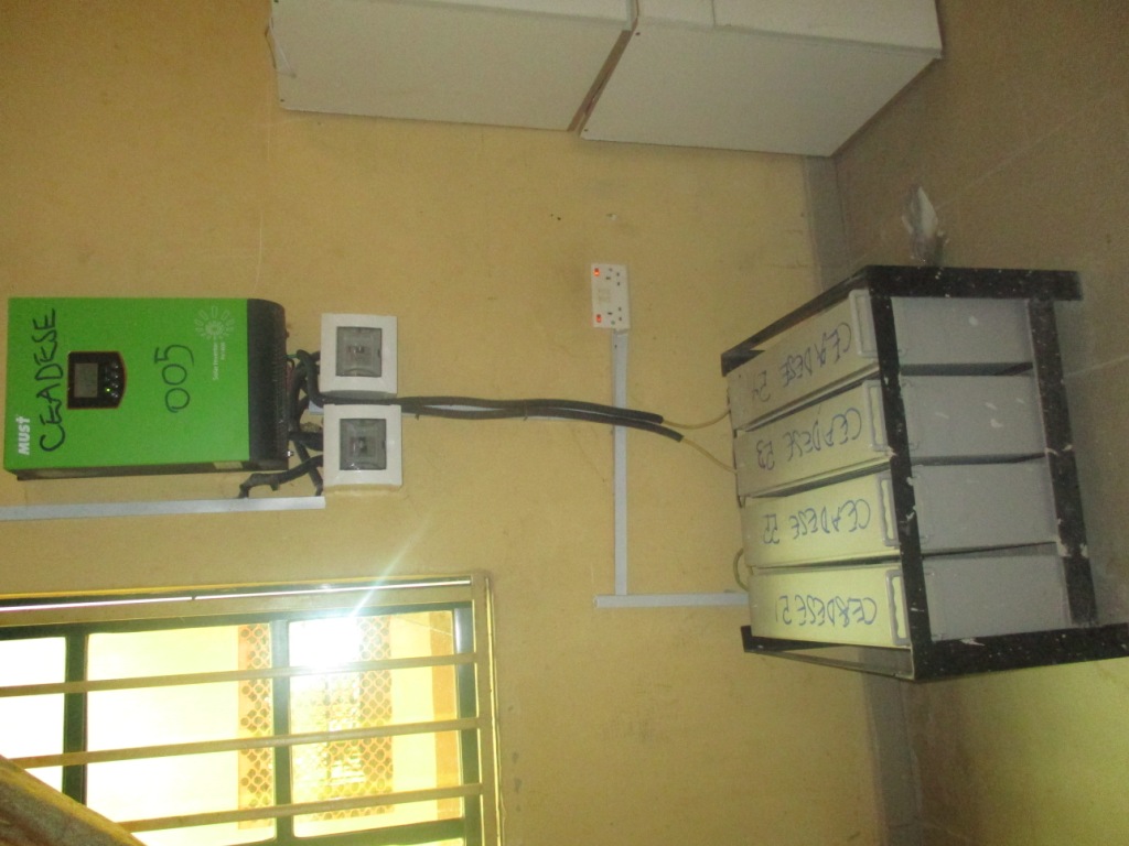 Inverter & its batteries_Environmental Systems Laboratory at the Environmental Management and Toxicology Dept.2