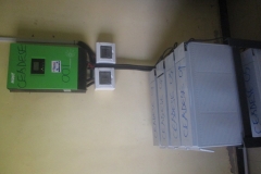 Inverter & its batteries at the CEADESE Administrative Building
