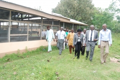 Prof. F. K. Salako on Visitation to CEADESE Poultry House