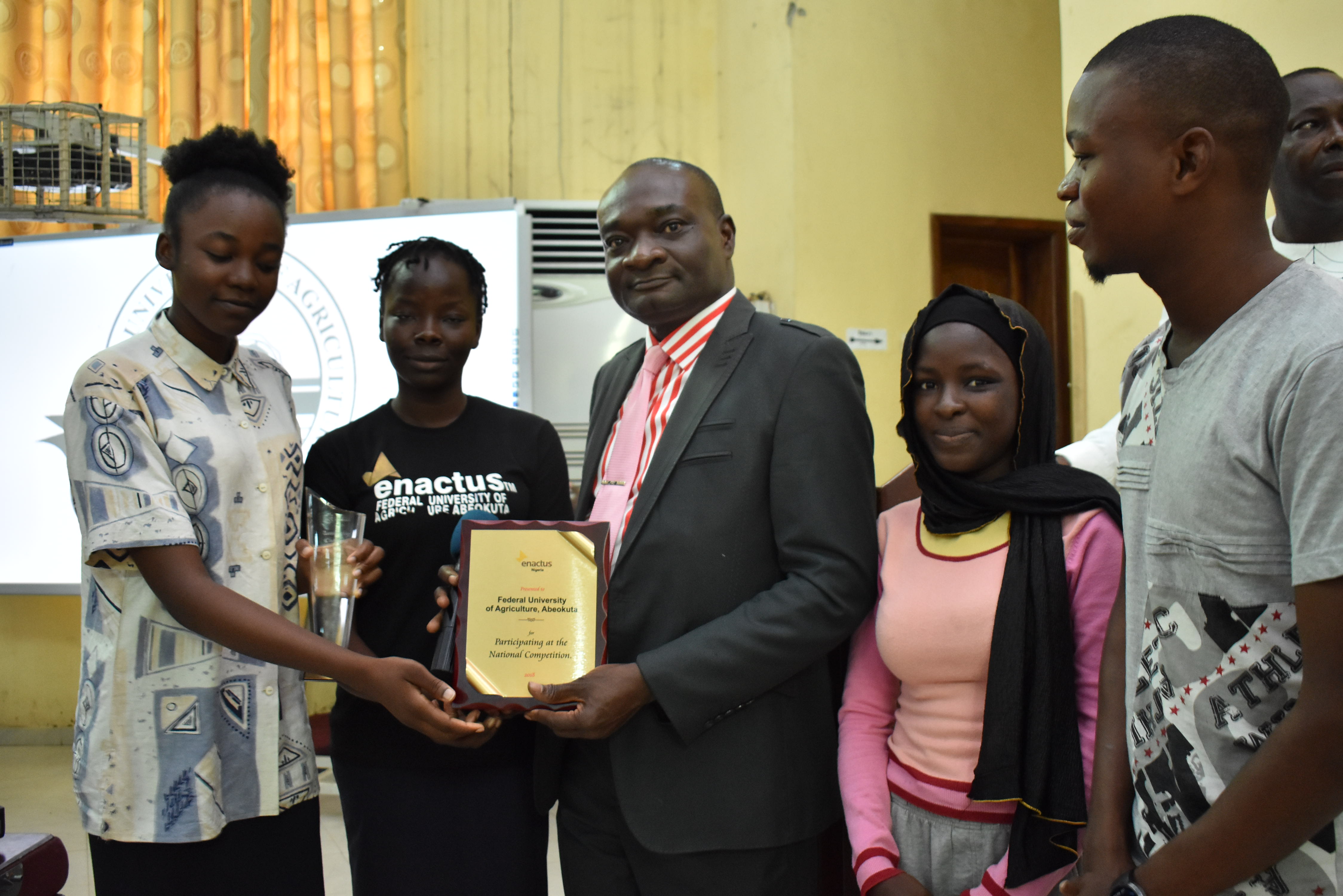 Presentation of Award to Students at the Learning Technology Workshop