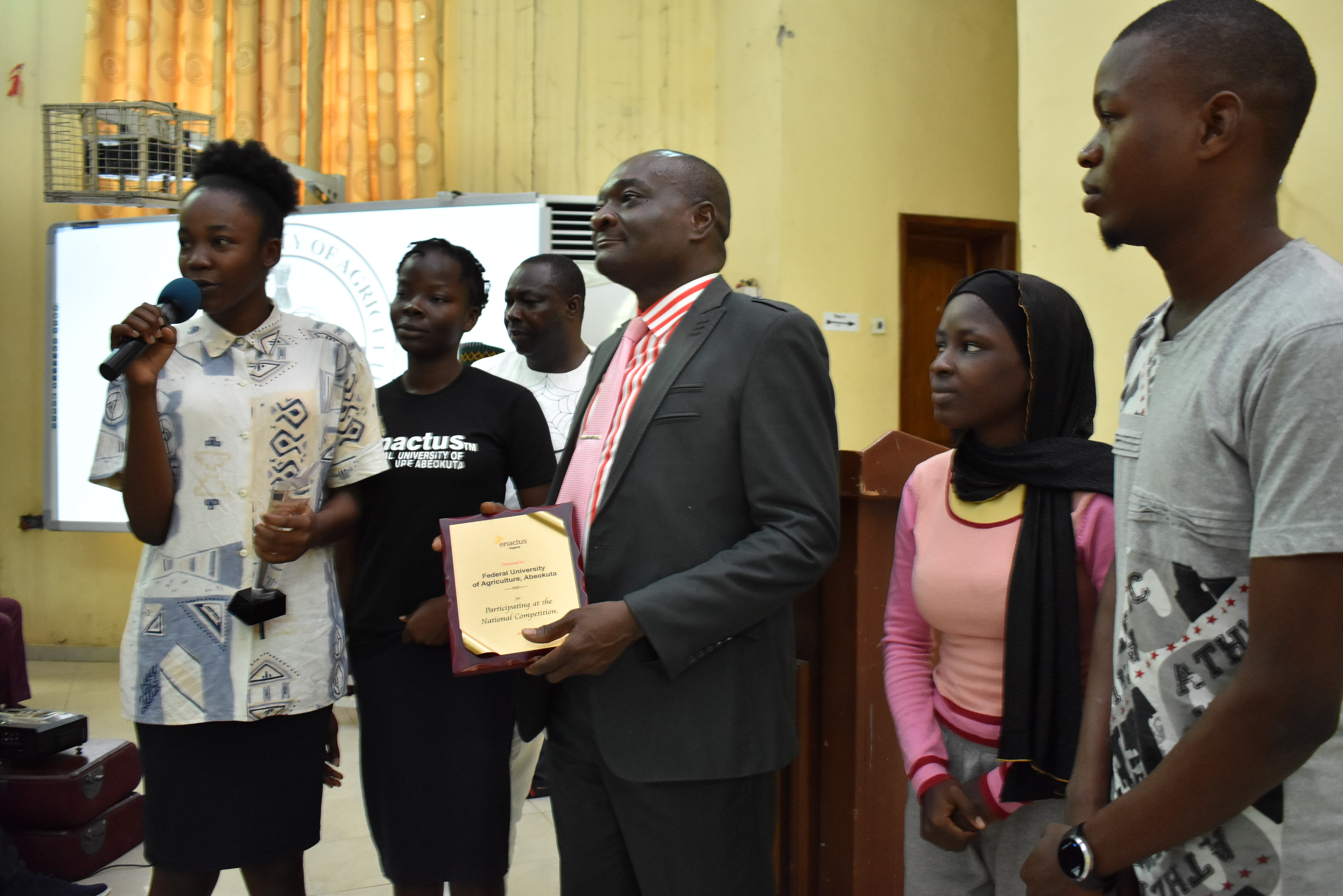 Presentation of Award to Students at the Learning Technology Workshop