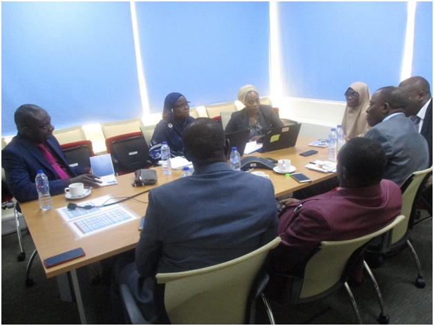 Brainstorming session at World Bank office , Abuja between CEADESE team and Ms. Aisha Garba Mohammed with another World Bank Consultant