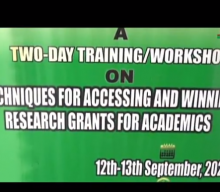 Bamidele Olumilua University of Education ,Science and Technology organizes Two-day training-workshop on techniques for accessing and winning research grants for academics